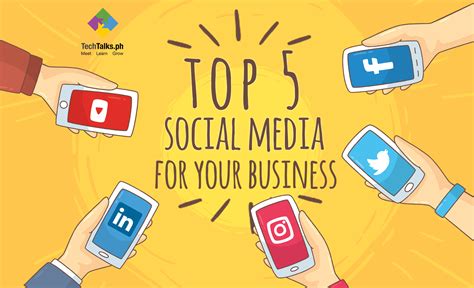 top 5 social media channels